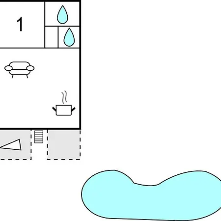 1 Bedroom Gorgeous In Prázdninový dům *